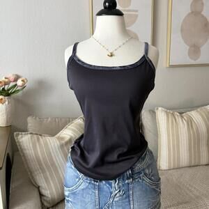 Hennes Collection Charcoal Satin Cami